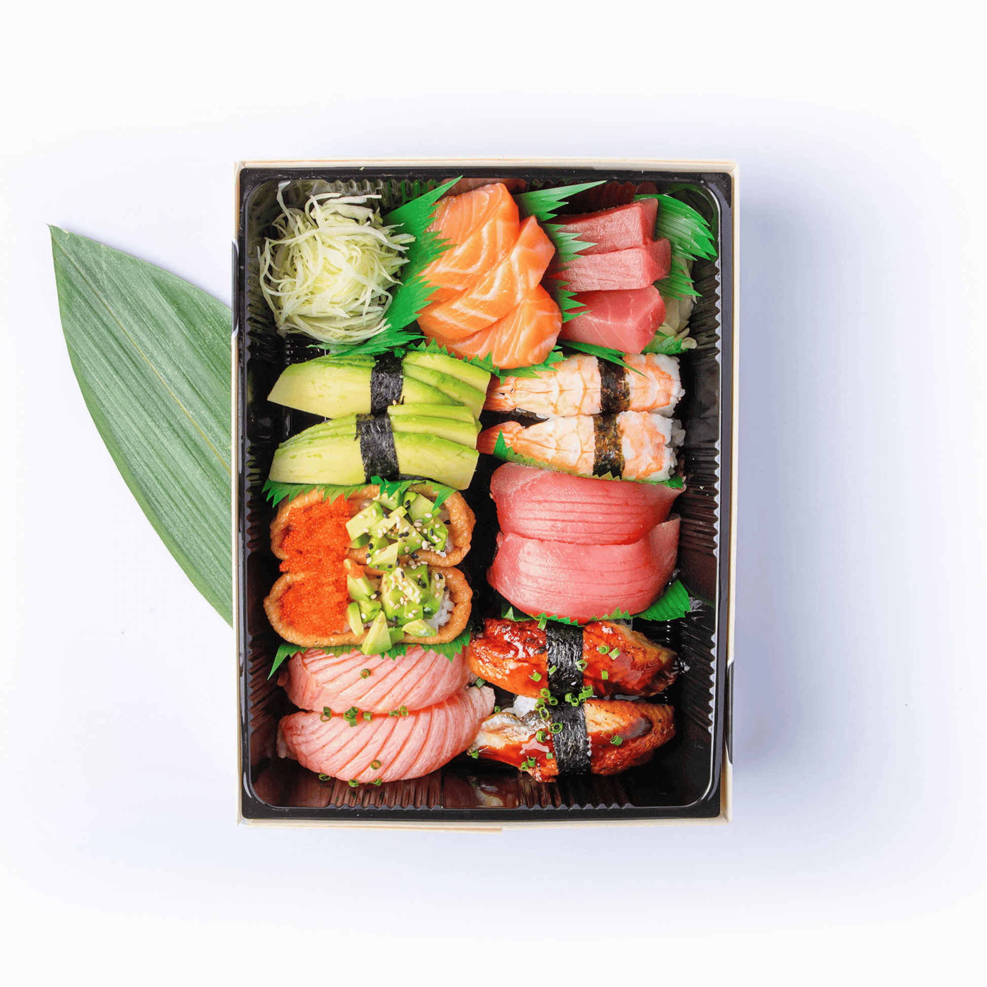 Lot de 3 plateaux à sushis